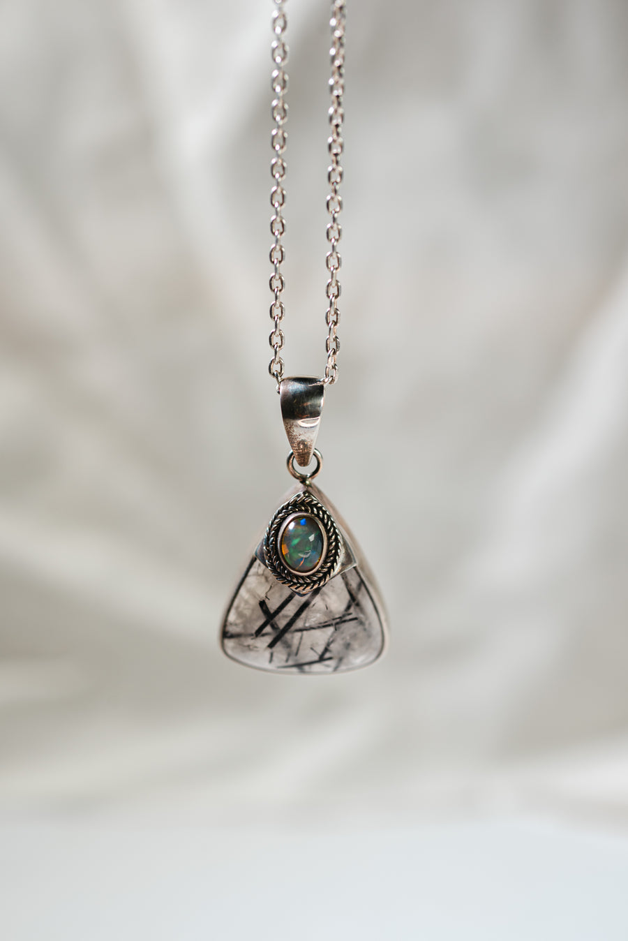 Opal & Tourmaline Rutile Quartz