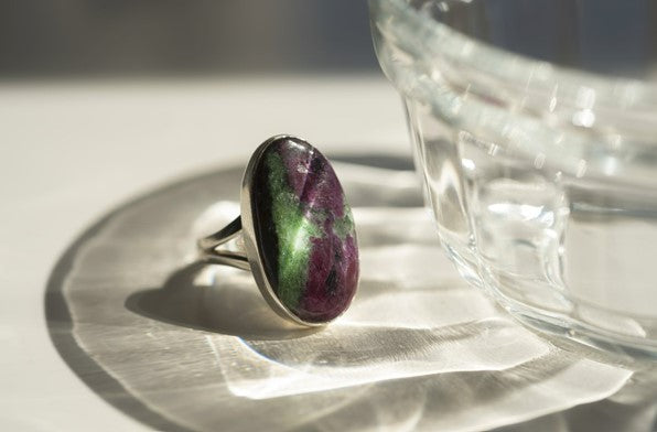 Zoisite Ruby Ring