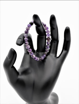 Amethyst Stone Bracelet (6mm Beads)