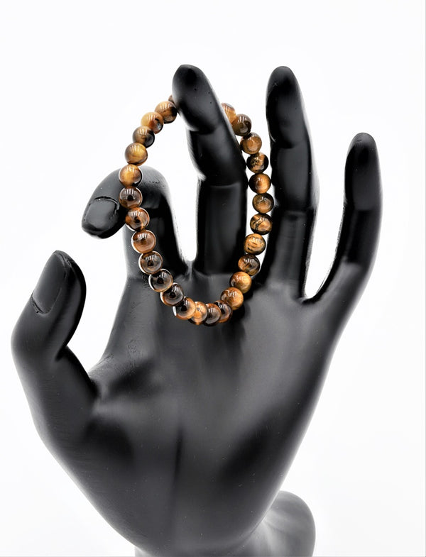 Tiger Eye Stone Bracelet (6mm Beads)