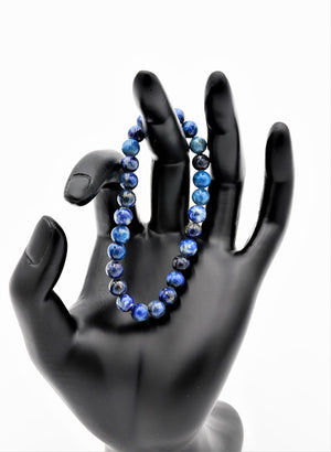 Lapis Lazuli Stone Bracelet (6mm Beads)