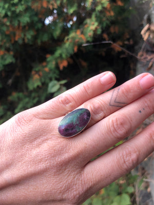 Zoisite Ruby Ring