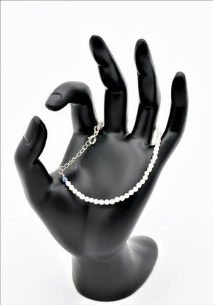 Bracelet Pierre Morganite (perles à facettes)