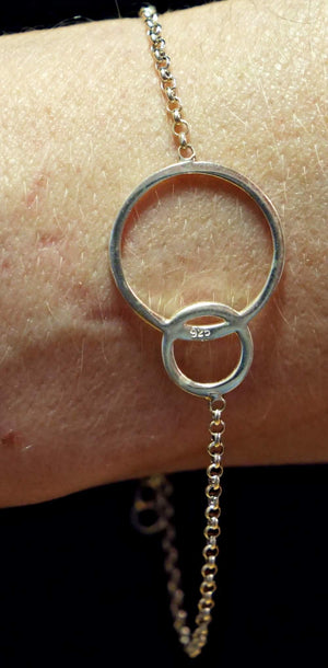 Bracelet jonc en argent sterling - Oz Importations